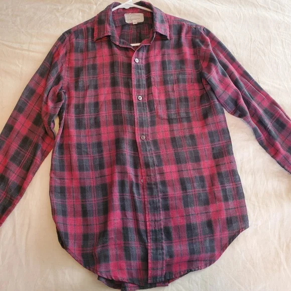 Current/Elliott plaid flannel shirt (XS) - Picture 2 of 5